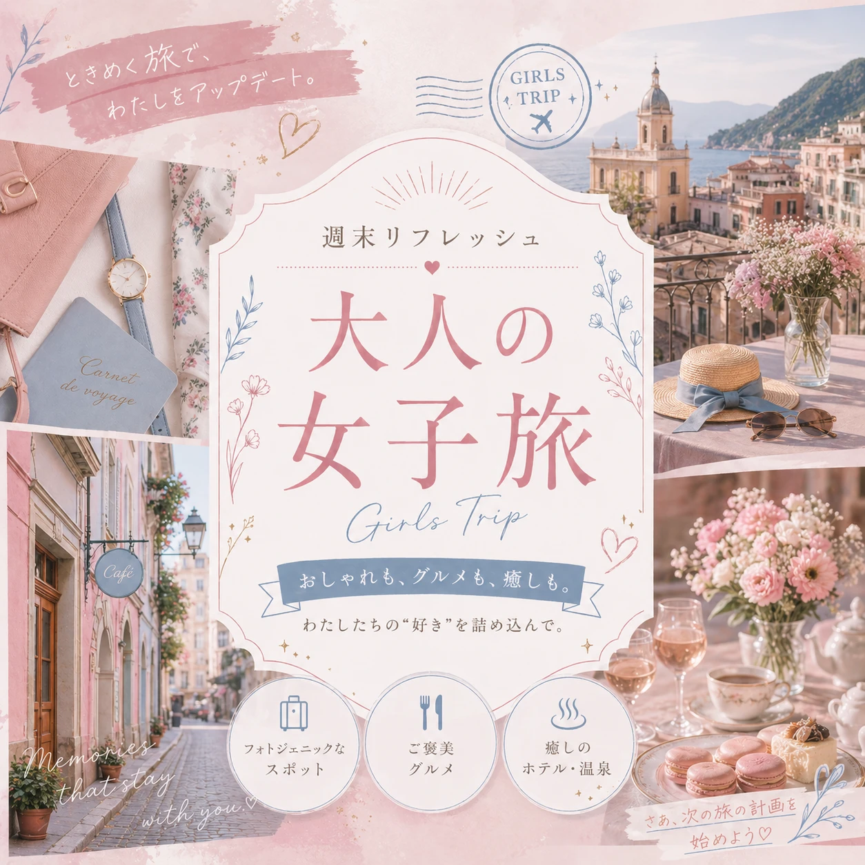 女子旅バナー制作
